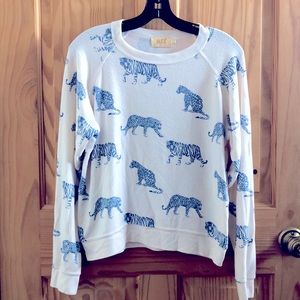 ATF All Things Fabulous leopard and tiger sweatshirt